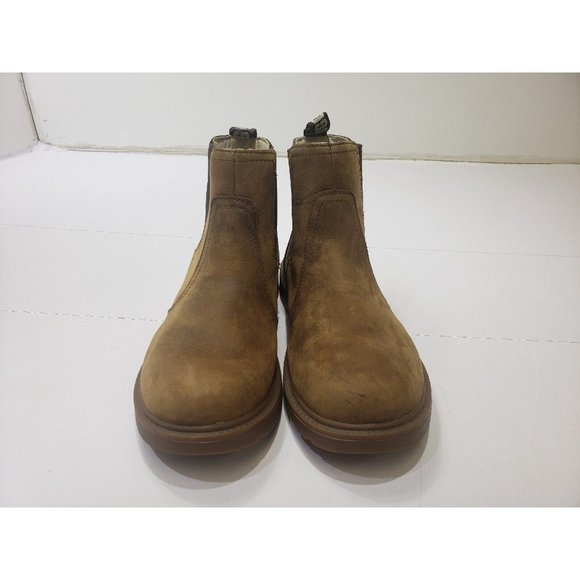 UGG Youth Kids Bolden Chelsea Weather Ankle Booties Waterproof Brown Size 5 - Picture 2 of 8